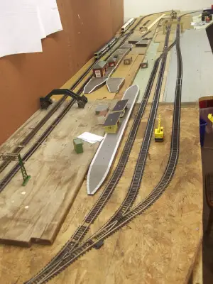 model railway track