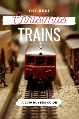 metal train set for christmas tree