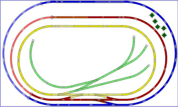 SCARM THE EYE N scale Bachmann Track Plan 2D 640 1